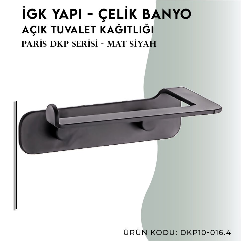 İGK YAPI - Çelik Banyo Paris Tuvalet Kâğıtlığı (DKP10-016.4)