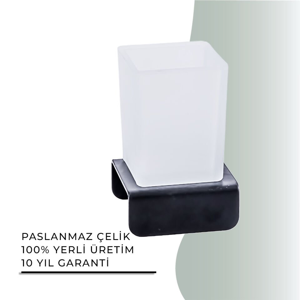 İGK YAPI - Çelik Banyo Paris Set Üstü Diş Fırçalık (DKP10-019.4)
