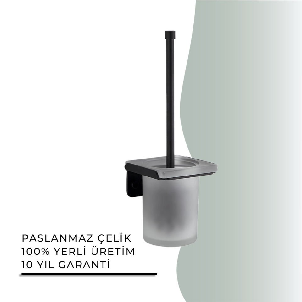 İGK YAPI - Çelik Banyo Paris Montajlı Klozet Fırçası (DKP10-020.4)