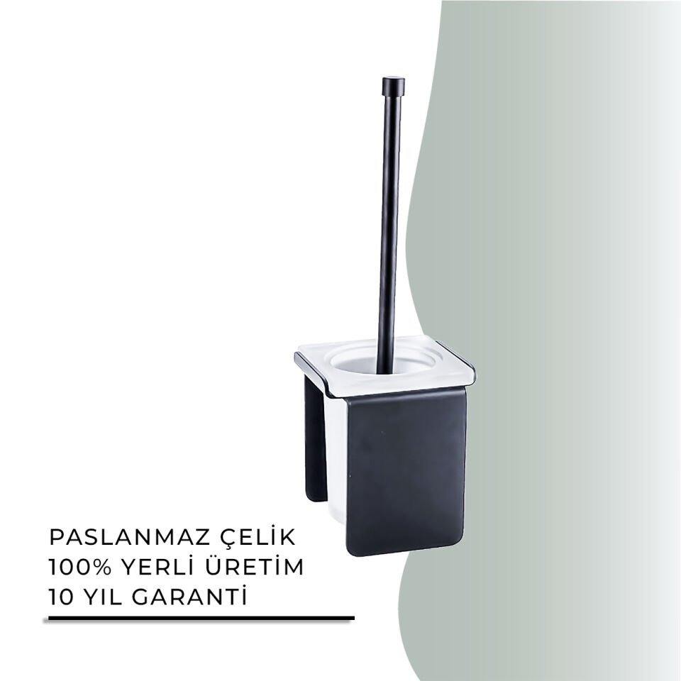 İGK YAPI - Çelik Banyo Paris Set Üstü Klozet Fırçası (DKP10-021.4)