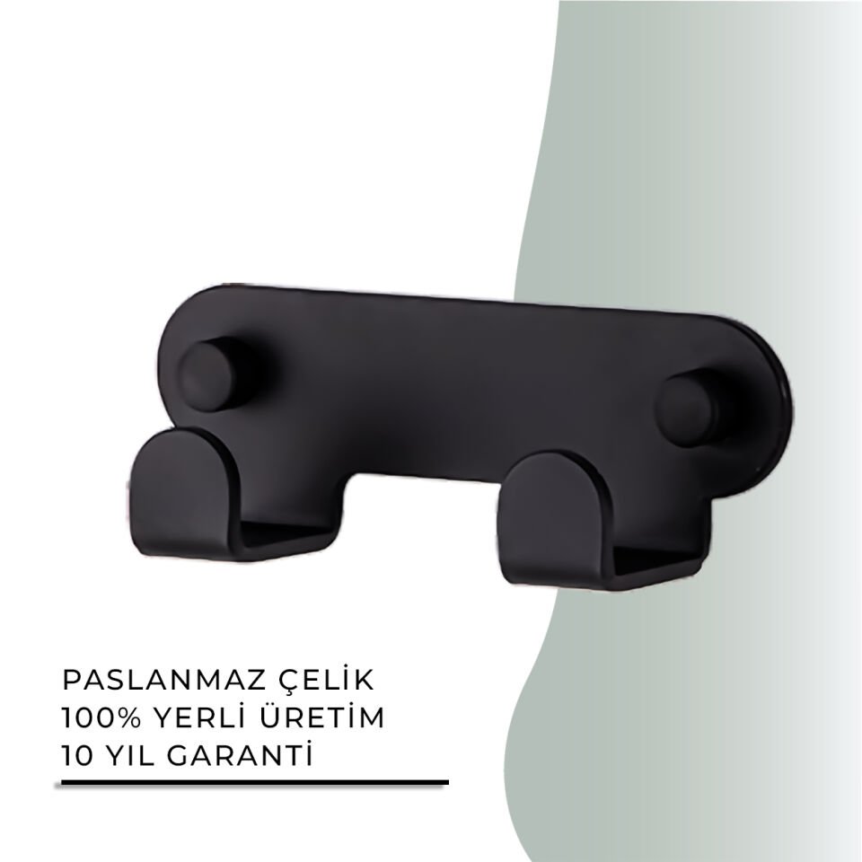 İGK YAPI - Çelik Banyo Paris İkili Askılık (DKP10-022.4)