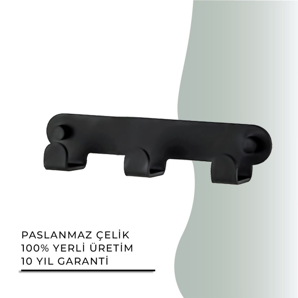 İGK YAPI - Çelik Banyo Paris Üçlü Askılık (DKP10-023.4)