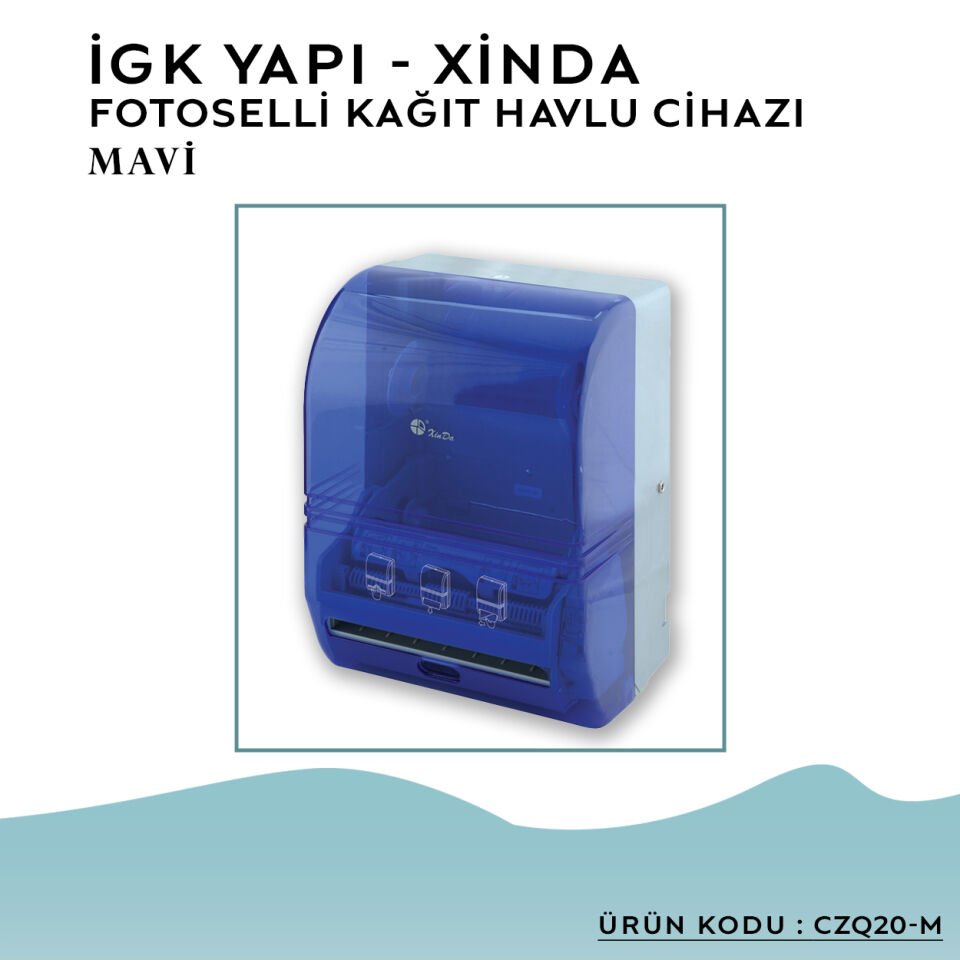 İGK YAPI – XinDa Fotoselli Mavi Kağıt Havlu Makinesi (CZQ20-M)