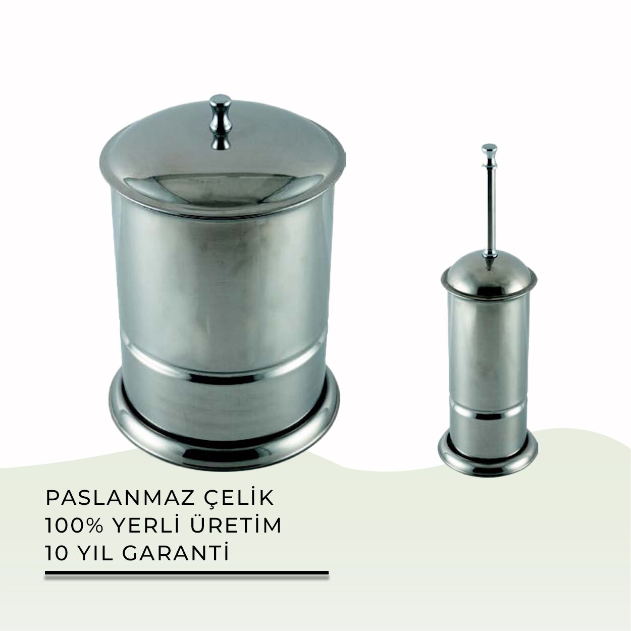 İGK YAPI - Çelik Banyo Cihan Temizlik Seti - 07 (2 Parça)