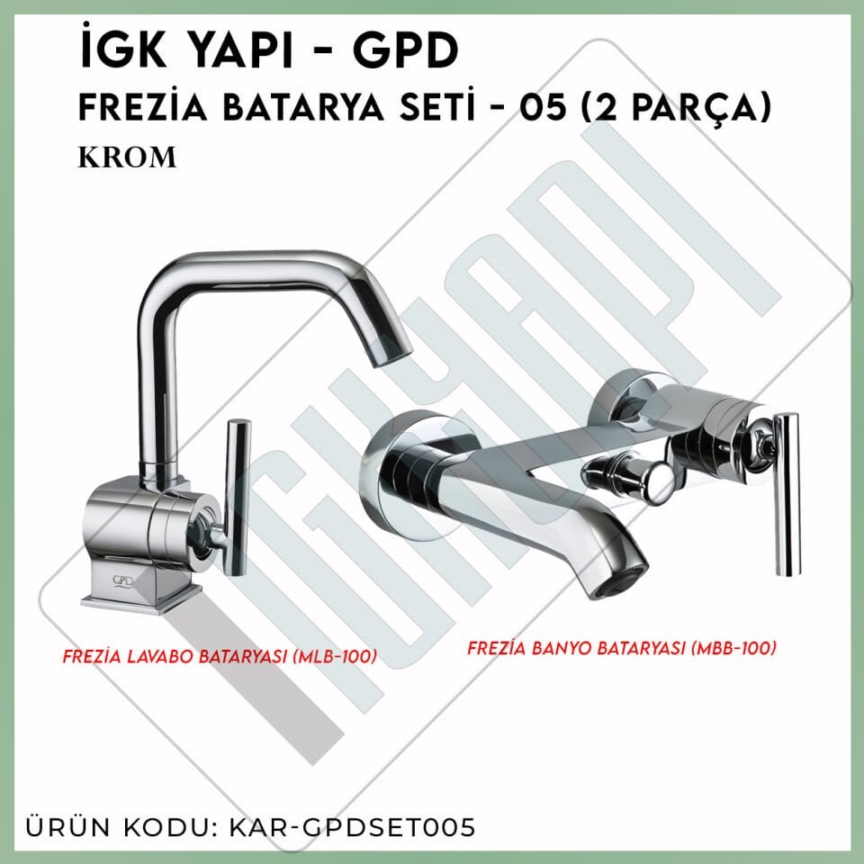 İGK YAPI - GPD Frezia Batarya Seti - 05 (2 Parça)