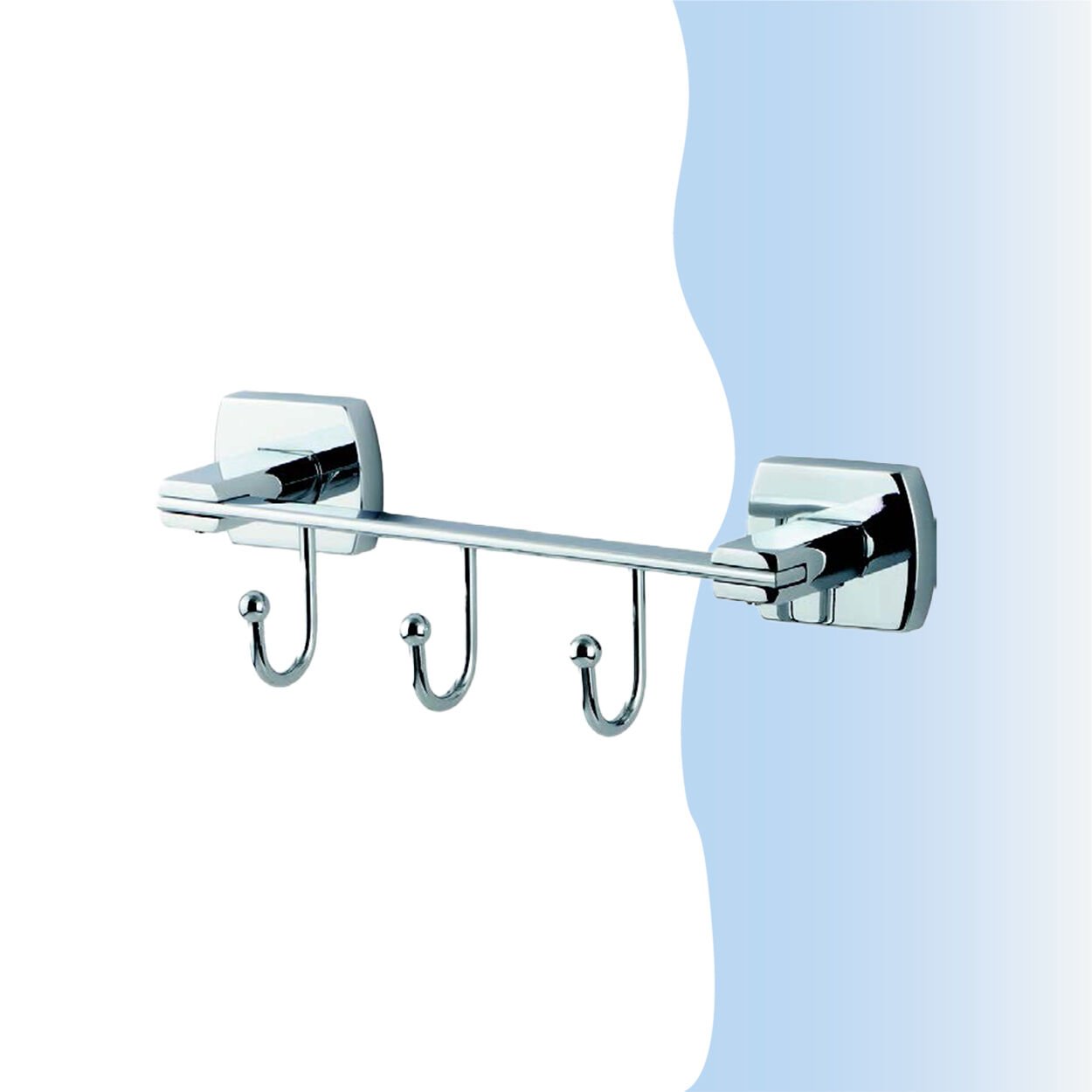 İGK YAPI - Çelik Banyo Milano Üçlü Askılık (MLN10-012)