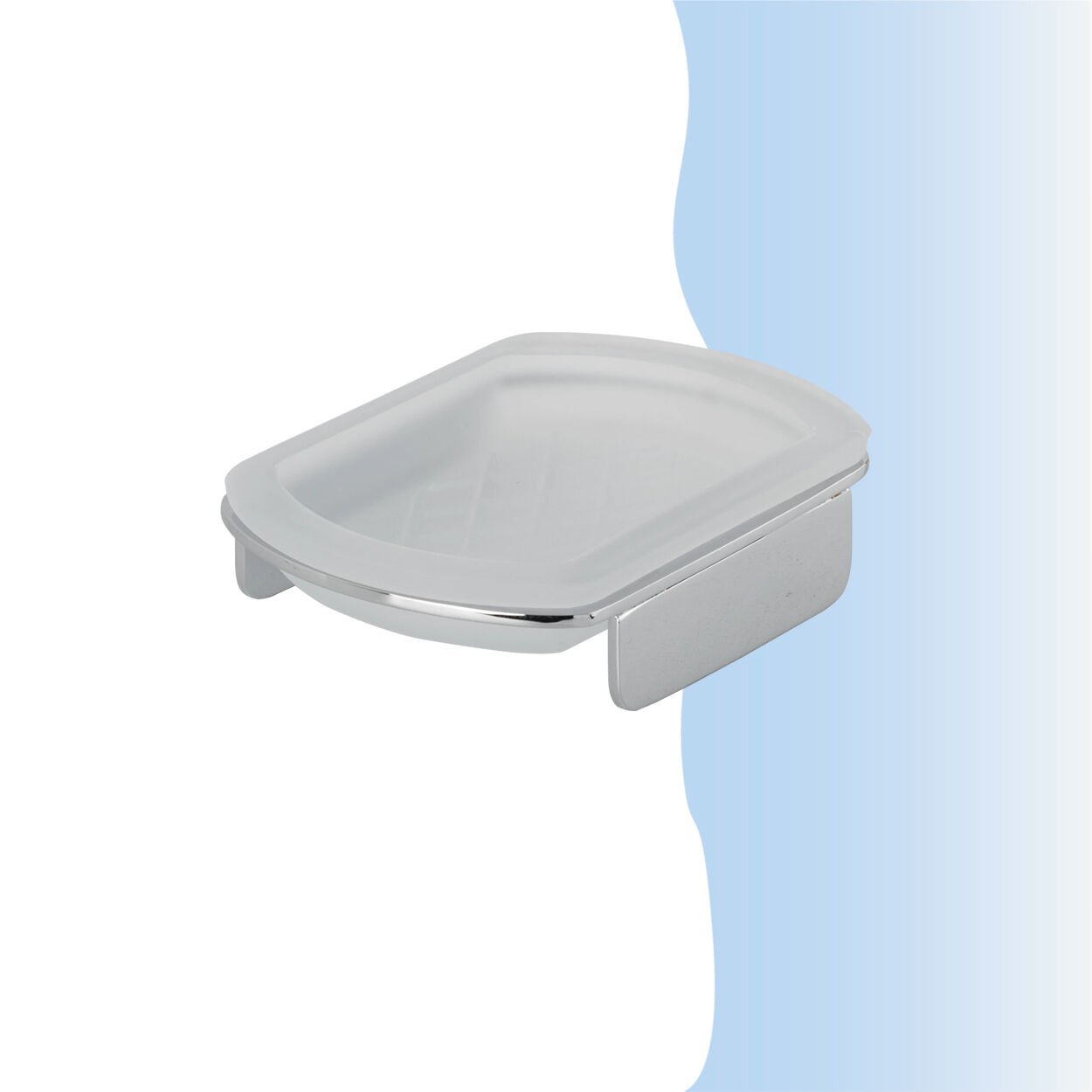 İGK YAPI - Çelik Banyo Milano Set Üstü Sabunluk (MLN10-022)