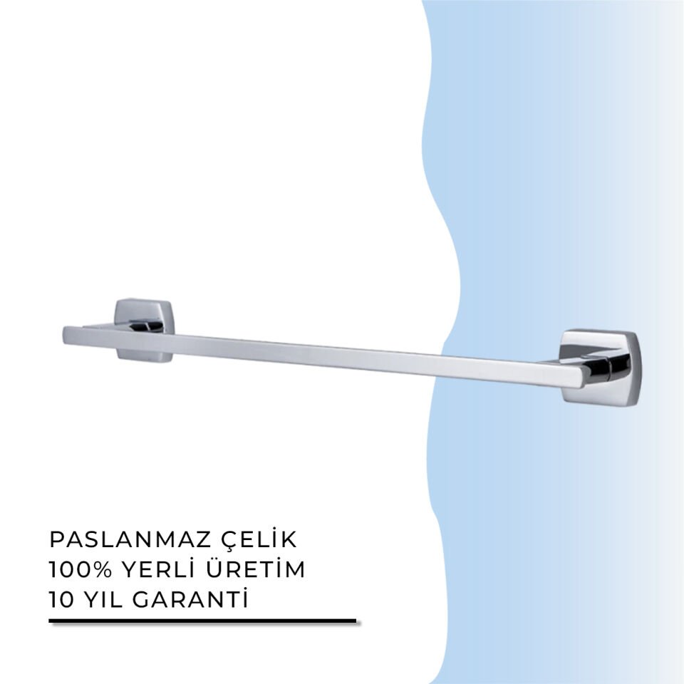 İGK YAPI - Çelik Banyo Milano Uzun Havluluk 50cm (MLN10-039)