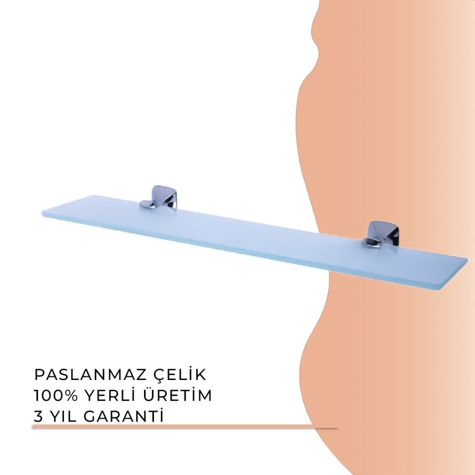 BANYOLİA - Duxxa Eiffel Ayna Etajeri Krom (A.1401)