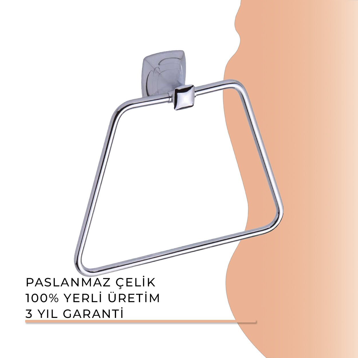 BANYOLİA - Duxxa Eiffel Yuvarlak Havluluk Krom (A.1417)