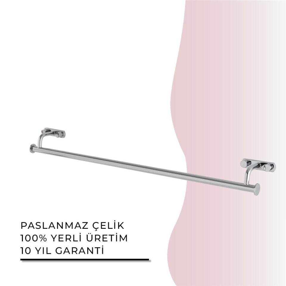 İGK YAPI - Çelik Banyo Vera Uzun Havluluk 50cm (VR10-006)