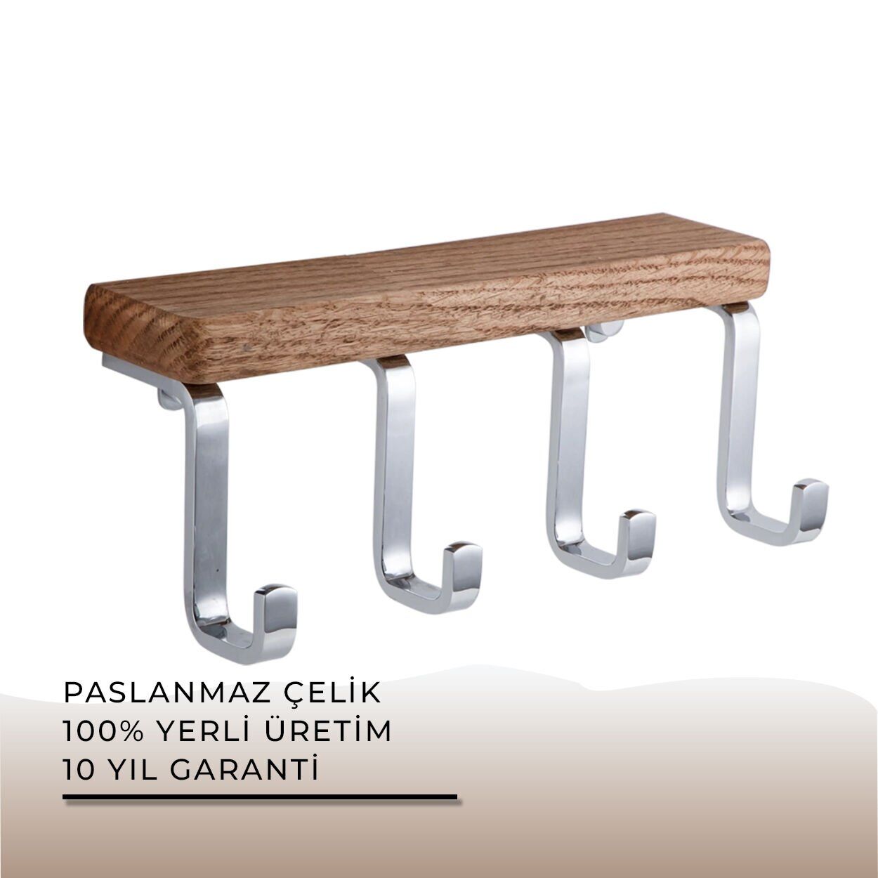 İGK YAPI - Çelik Banyo Selvi Dörtlü Askılık (SL10-003)