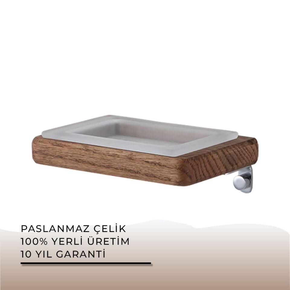 İGK YAPI - Çelik Banyo Selvi Montajlı Sabunluk (SL10-005)