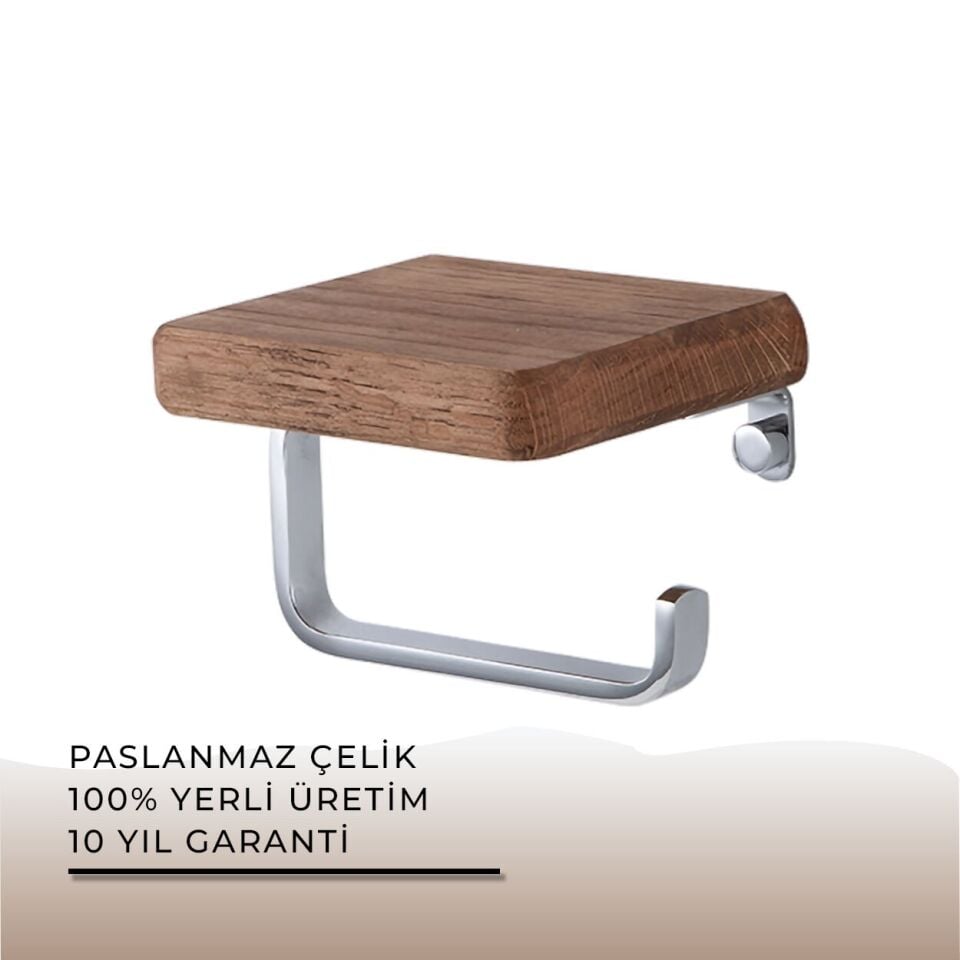 İGK YAPI - Çelik Banyo Selvi Tuvalet Kağıtlığı (SL10-010)