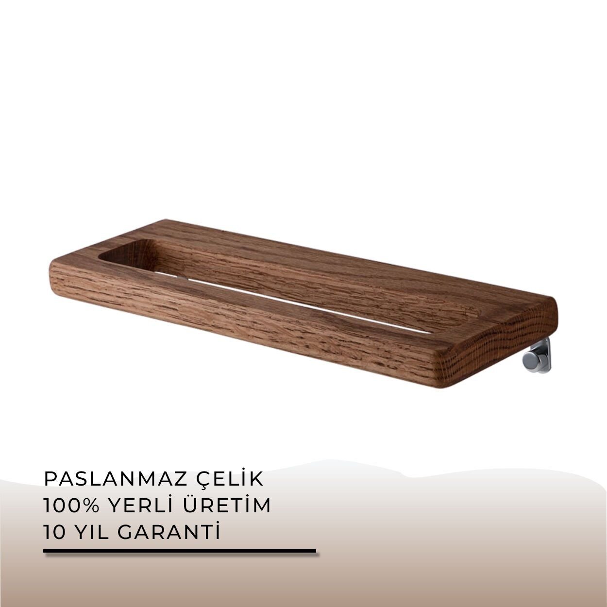 İGK YAPI - Çelik Banyo Selvi Uzun Havluluk 30cm (SL10-012)