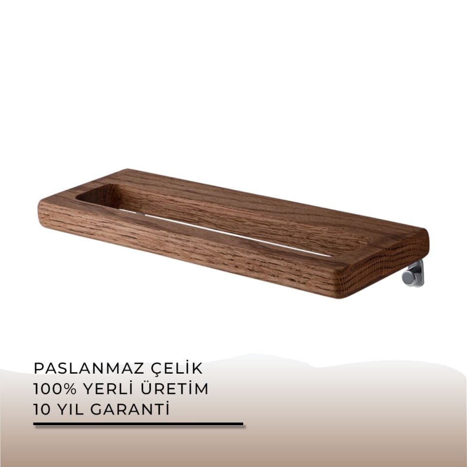 İGK YAPI - Çelik Banyo Selvi Uzun Havluluk 30cm (SL10-012)