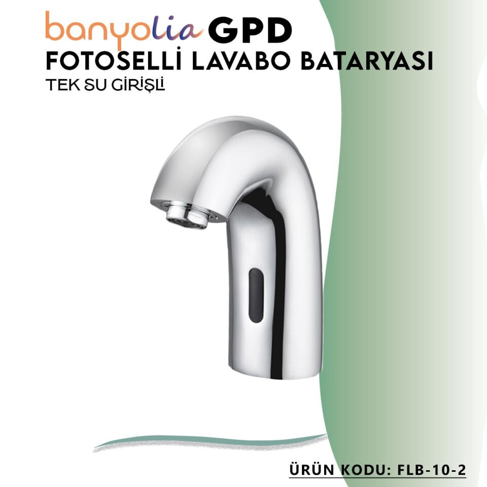 BANYOLİA - GPD Fotoselli Lavabo Bataryası (Tek Su Girişli)  (FLB10-2)