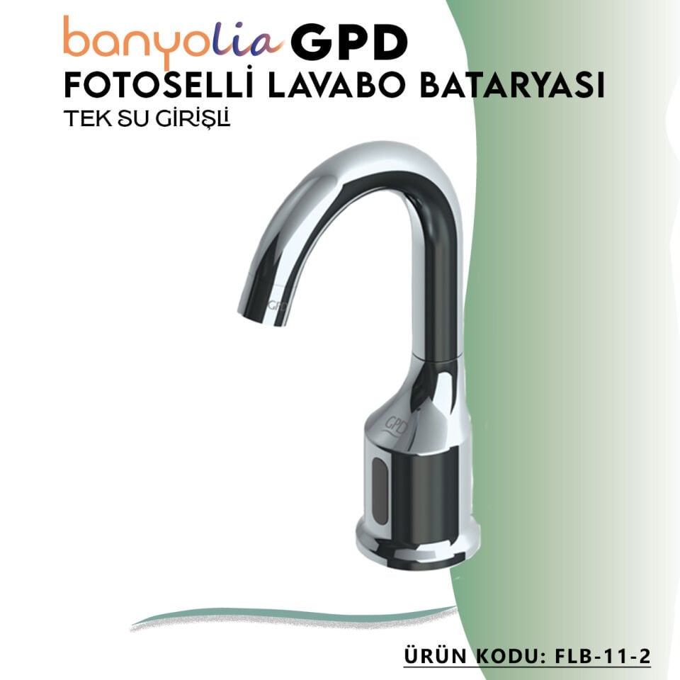 BANYOLİA - GPD Fotoselli Lavabo Bataryası (Tek Su Girişli)  (FLB11-2)