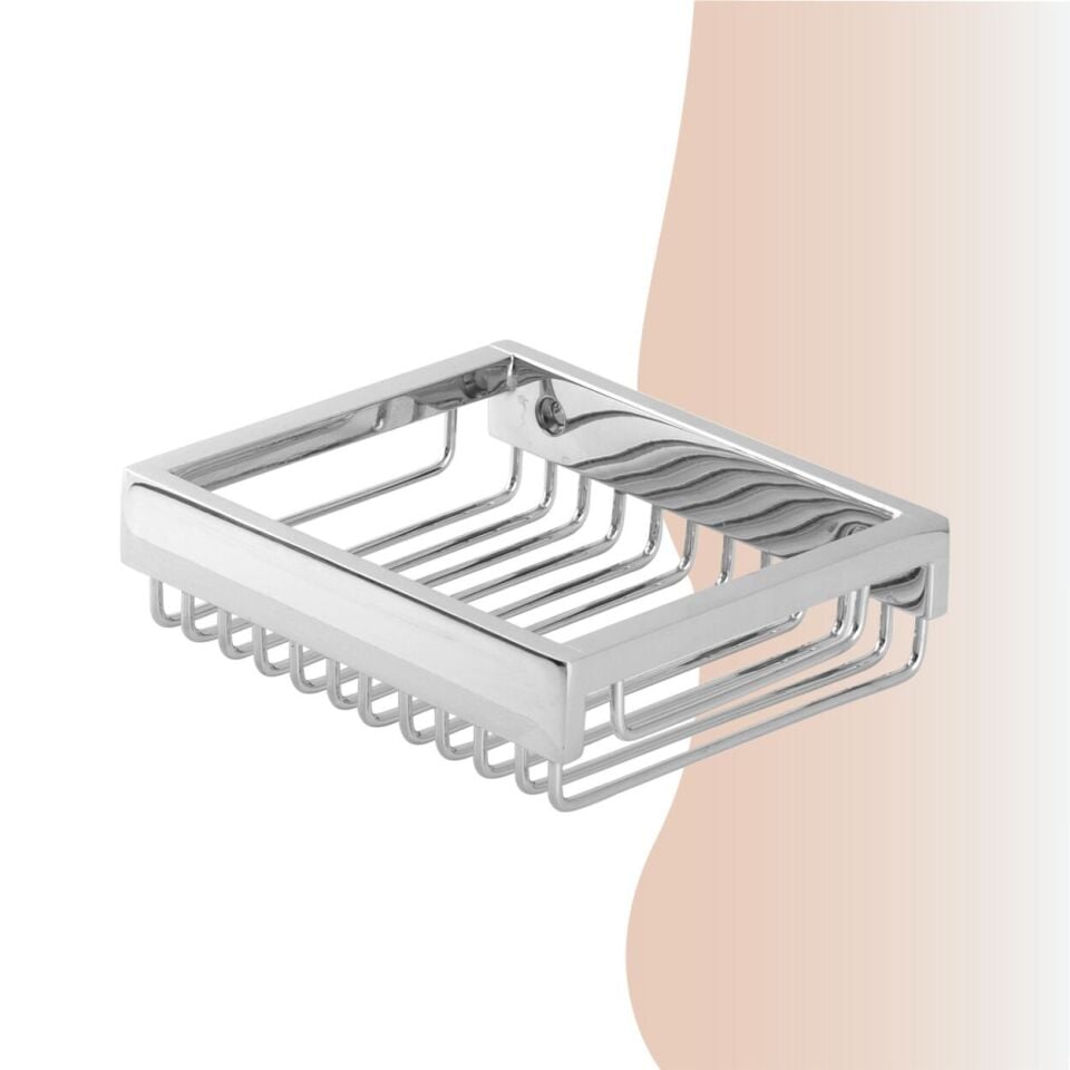İGK YAPI - Çelik Banyo Kumru Lama Sabunluk 10x12 (KU10-032)