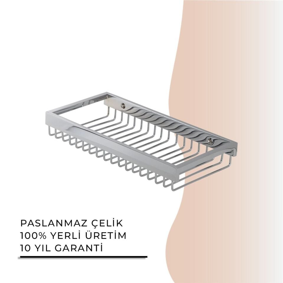 İGK YAPI - Çelik Banyo Kumru Lama Şampuanlık Tekli 15x25 (KU10-033)