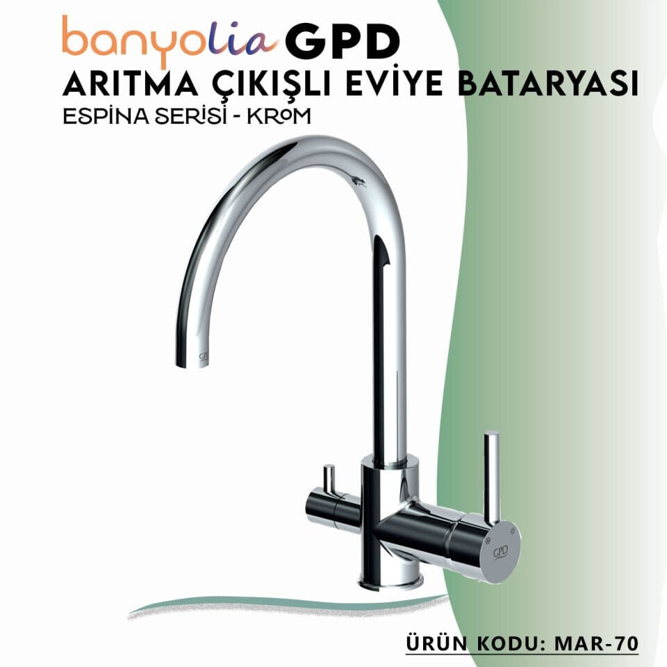 BANYOLİA - GPD Espina Arıtma Çıkışlı Eviye Bataryası  (MAR70)