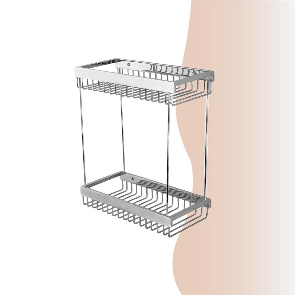 İGK YAPI - Çelik Banyo Kumru Lama Şampuanlık İkili 15x25 (KU10-034)