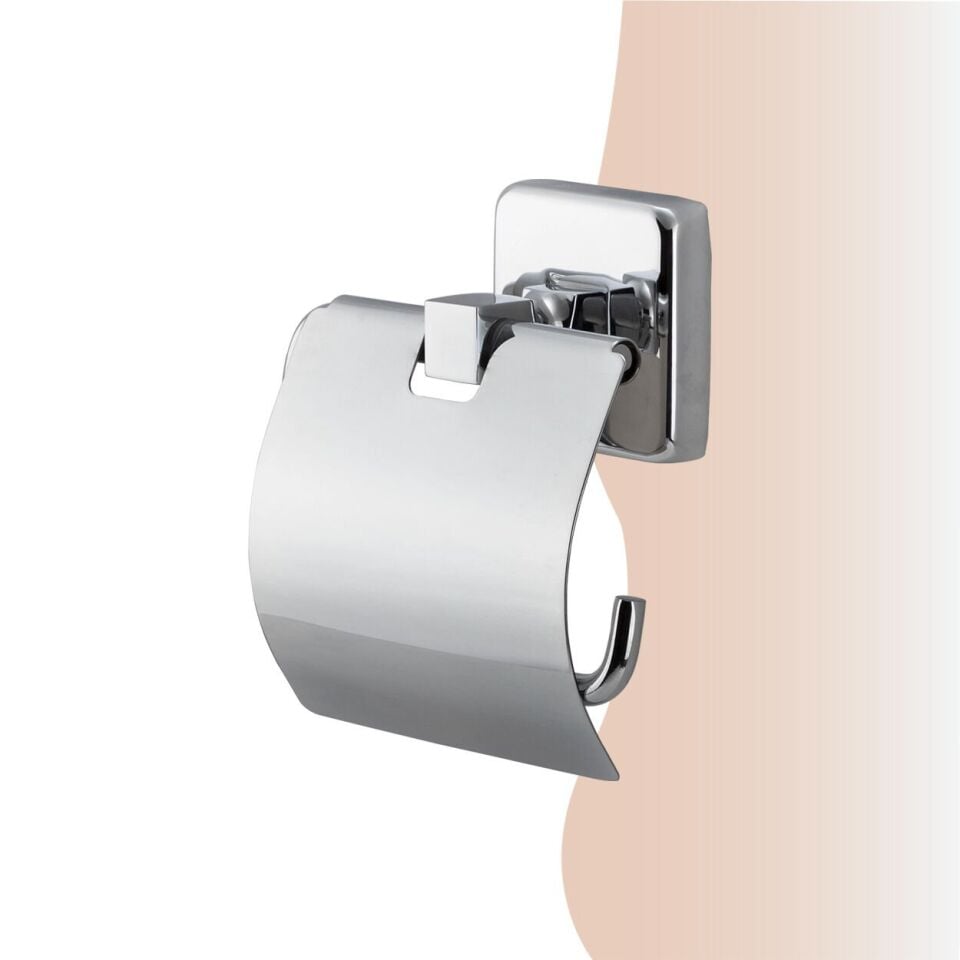 İGK YAPI - Çelik Banyo Kumru Geniş Kapaklı Tuvalet Kâğıtlığı (KU10-035)