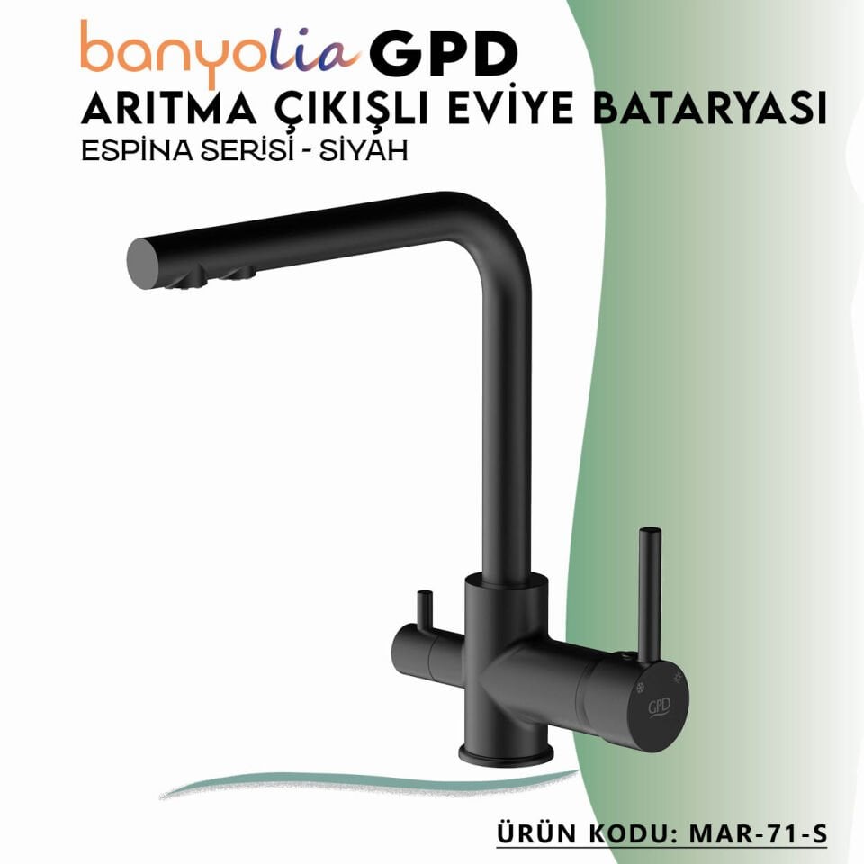 BANYOLİA - GPD S Espina Arıtma Çıkışlı Eviye Bataryası  ( MAR71-S)