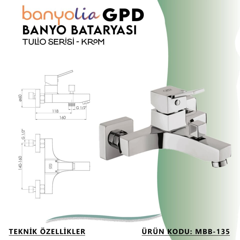 BANYOLİA - GPD Tulio Banyo Bataryası  (MBB135)