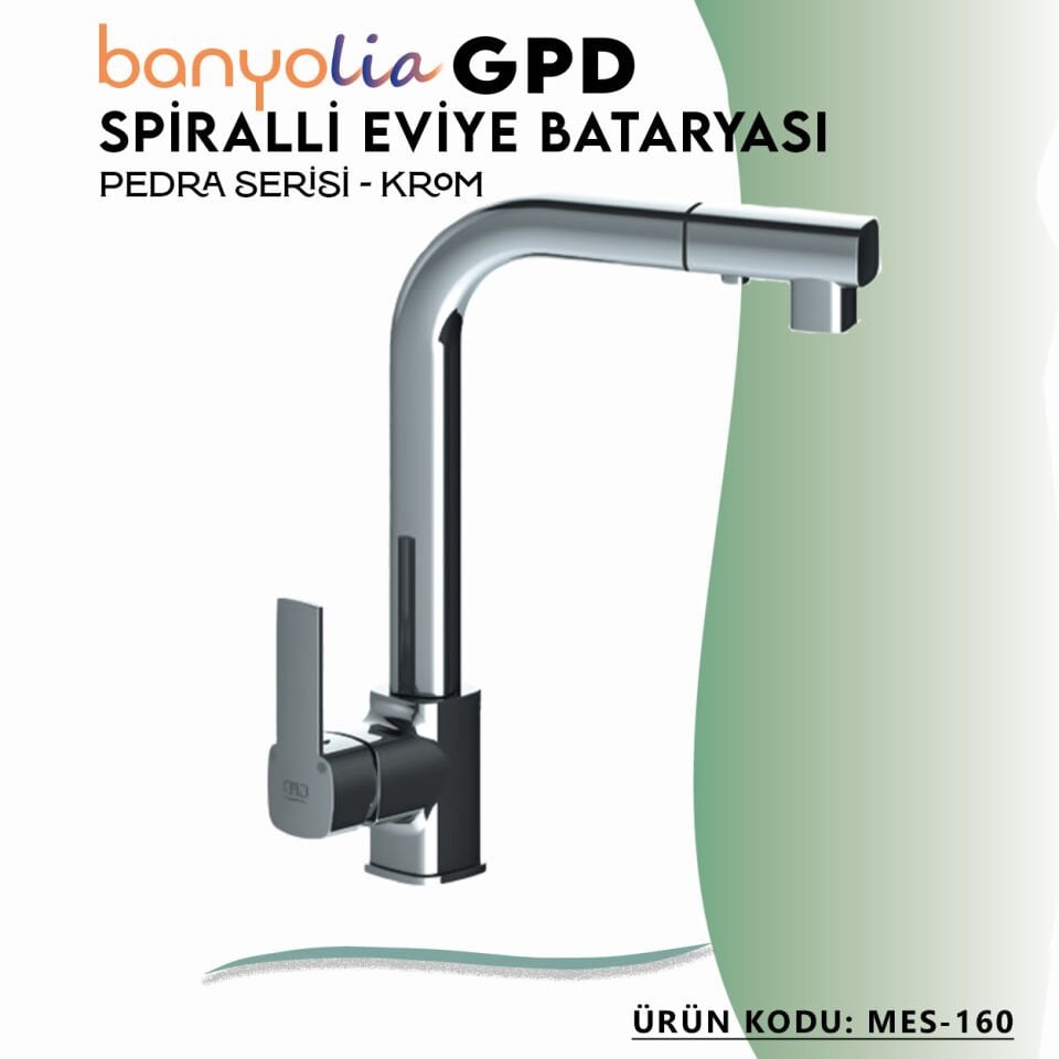 BANYOLİA - GPD Pedra Spiralli Eviye Bataryası  (MES160)