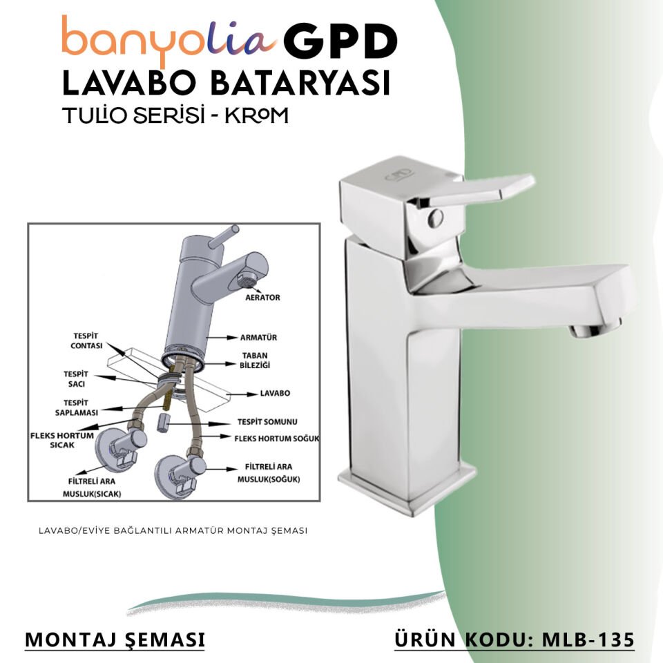 BANYOLİA - GPD Tulio Lavabo Bataryası  (MLB135)