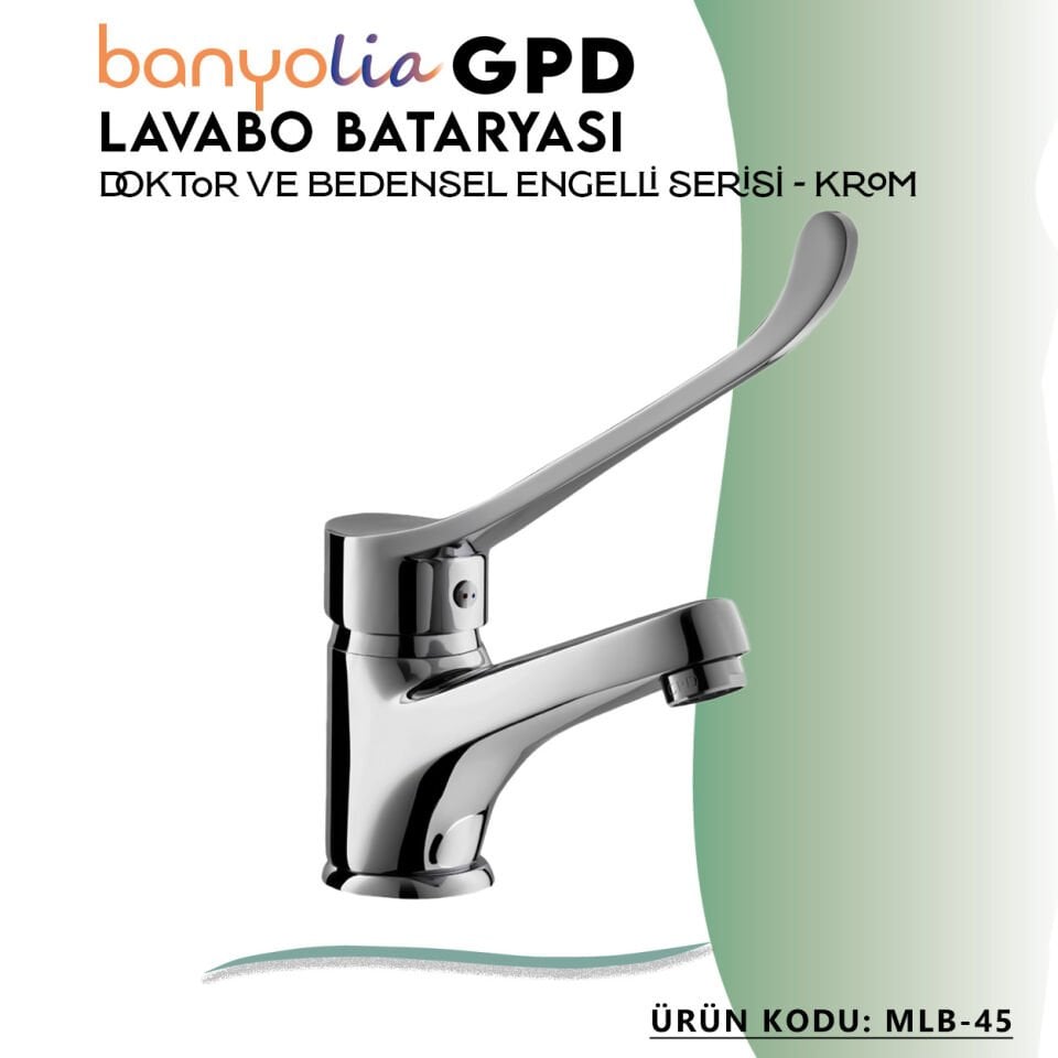 BANYOLİA - GPD Doktor/Bedensel Engelli Lavabo Bataryası  (MLB45)