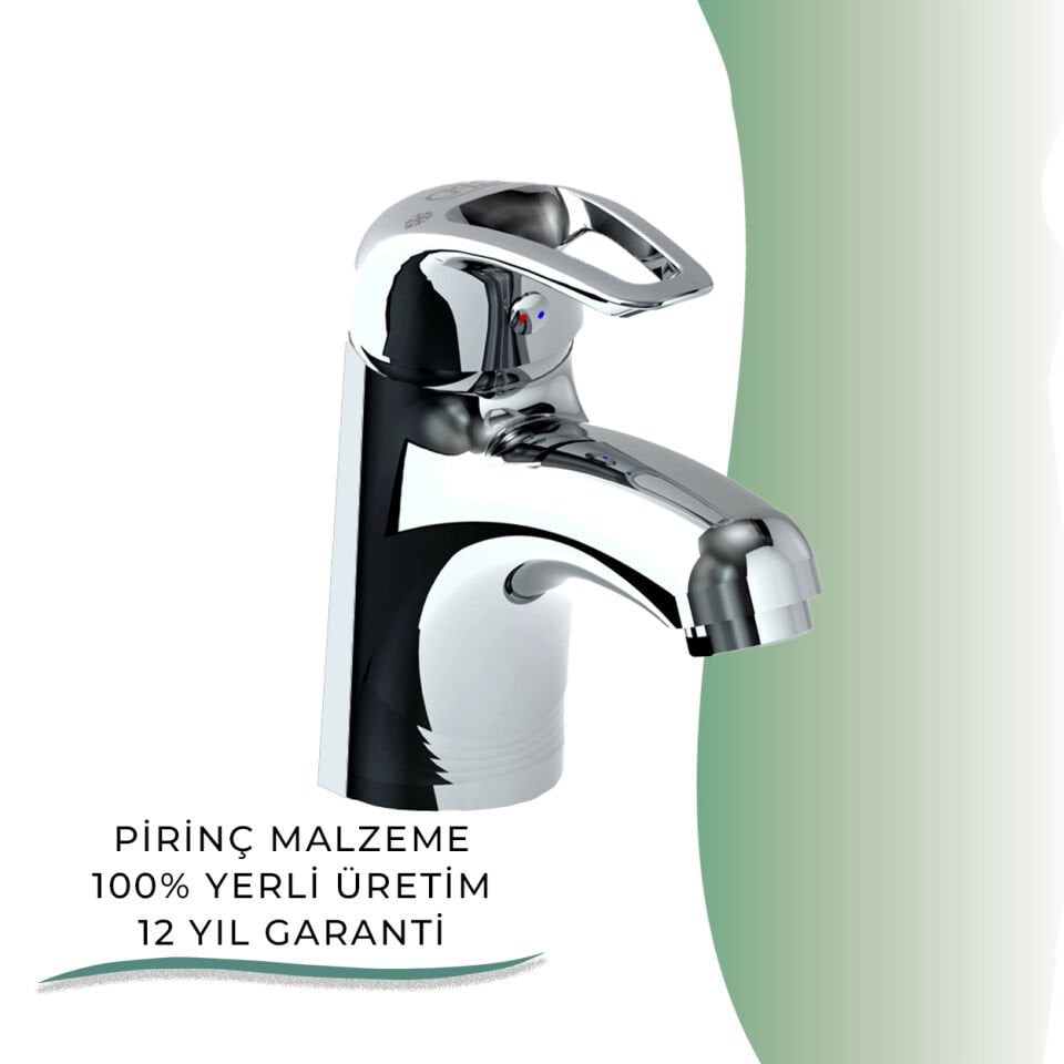BANYOLİA - GPD Adrio Tek Su Girişli Lavabo Bataryası  (MLT120)