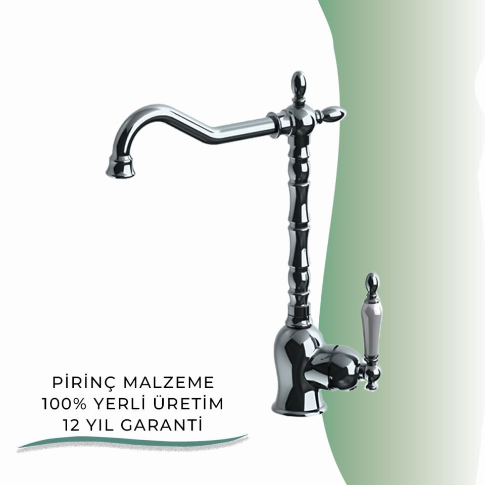 BANYOLİA - GPD GPD Retro Tek Gövde Eviye Bataryası  (MTE180)