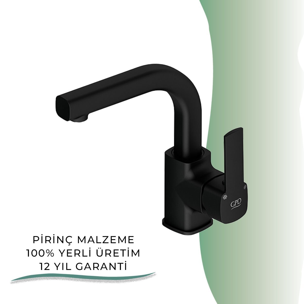 BANYOLİA - GPD S Pedra Tek Gövde Lavabo Bataryası  (MTL160-S)