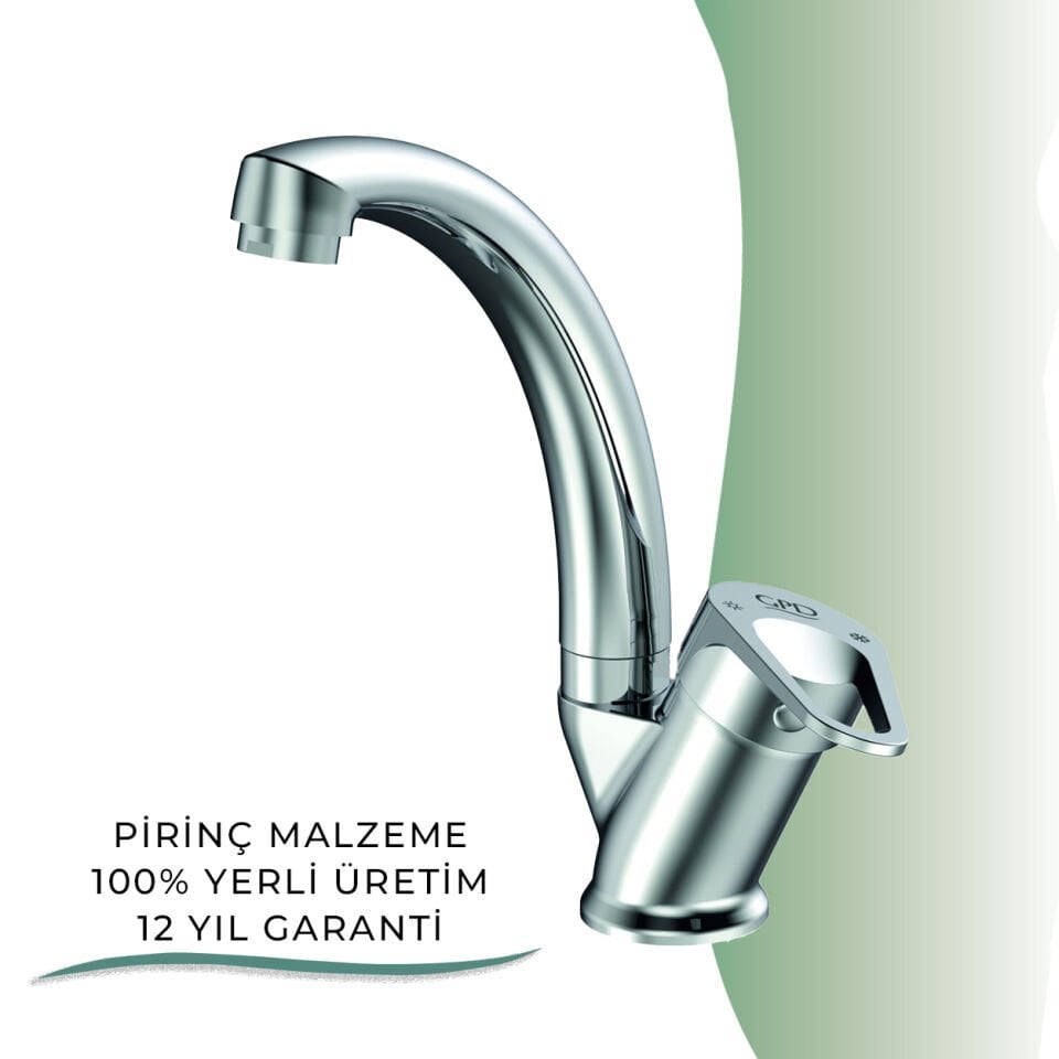 BANYOLİA - GPD Orbis Tek Gövde Lavabo Bataryası  (TL30)