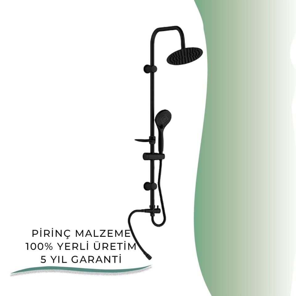 İGK YAPI - GPD Yönlendiricili Duş Seti (3 Fonksiyonlu El Duşu + Ø200)  (DST192S)