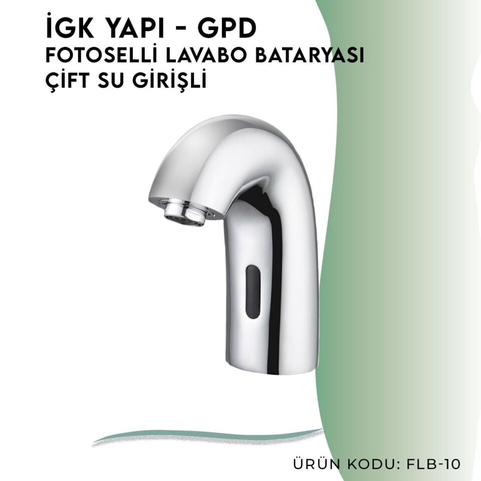 İGK YAPI - GPD Fotoselli Lavabo Bataryası (Çift Su Girişli)  (FLB10)