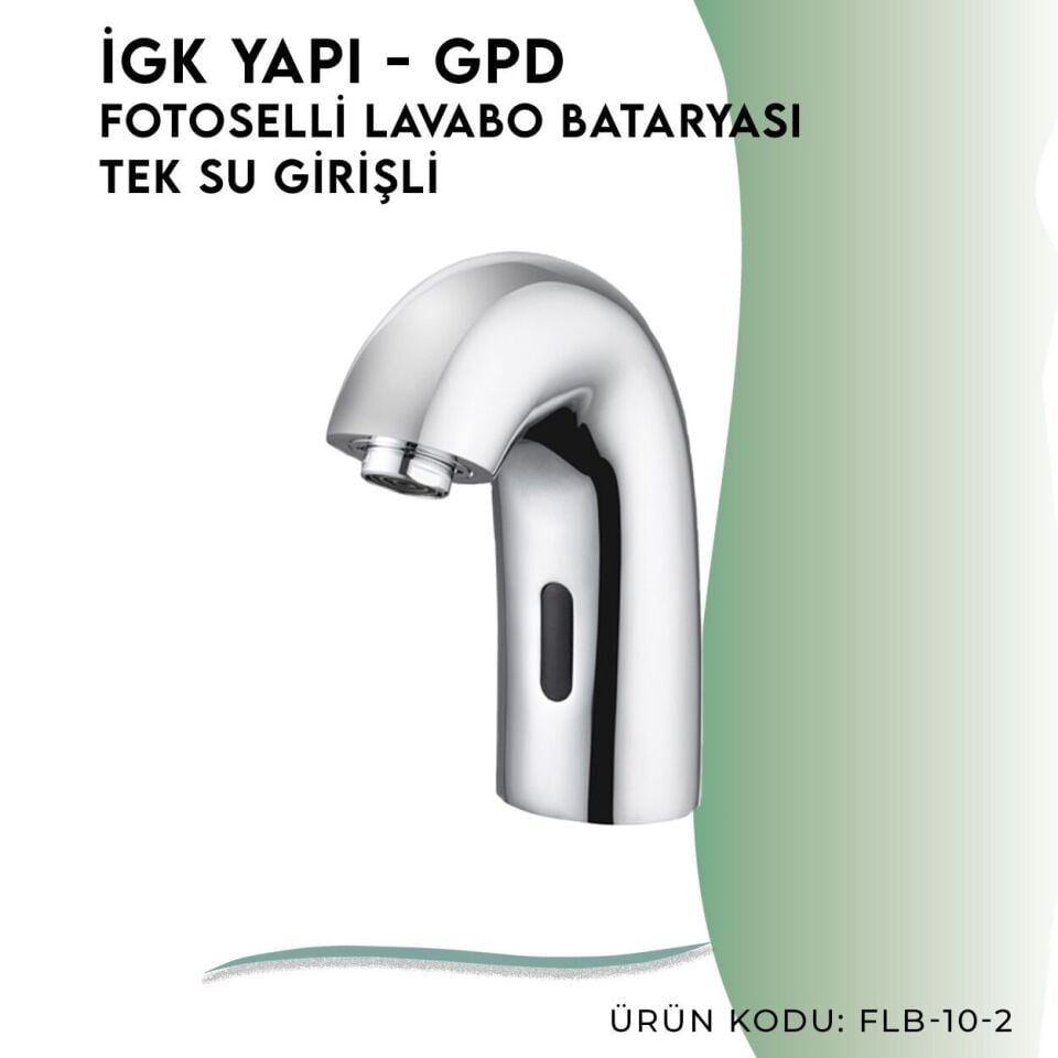 İGK YAPI - GPD Fotoselli Lavabo Bataryası (Tek Su Girişli)  (FLB10-2)