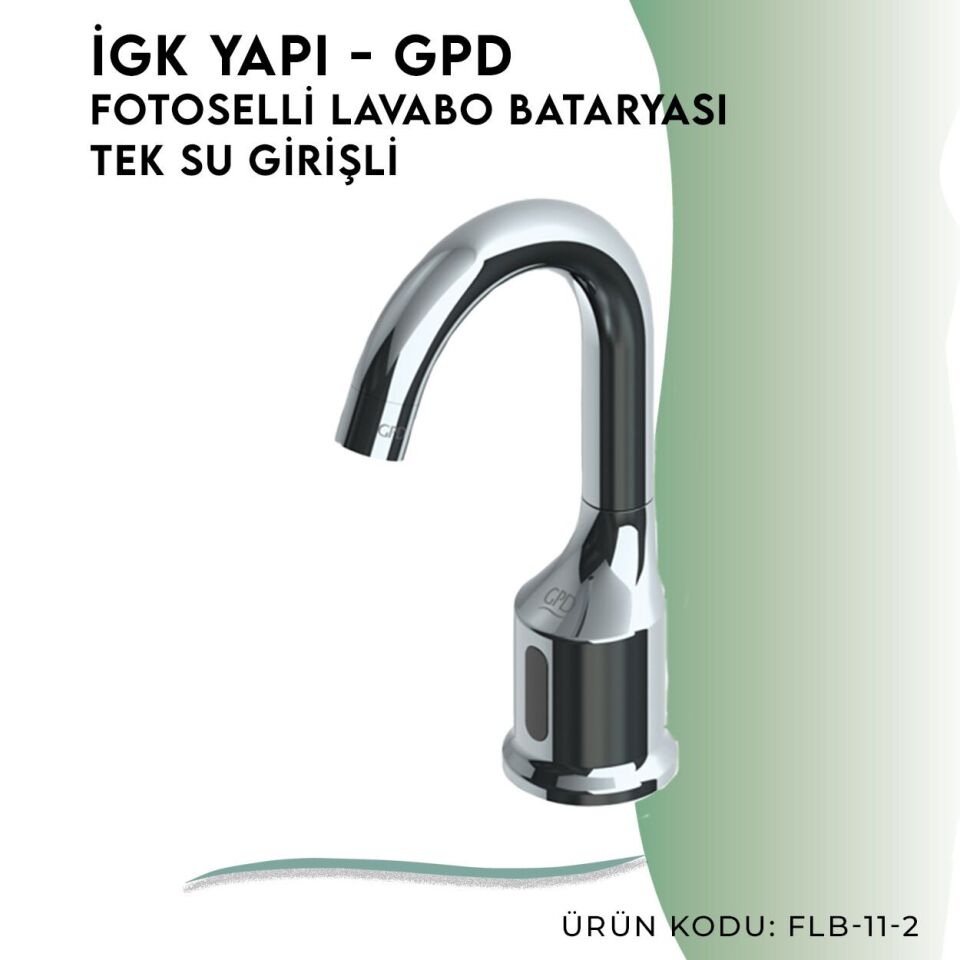 İGK YAPI - GPD Fotoselli Lavabo Bataryası (Tek Su Girişli)  (FLB11-2)