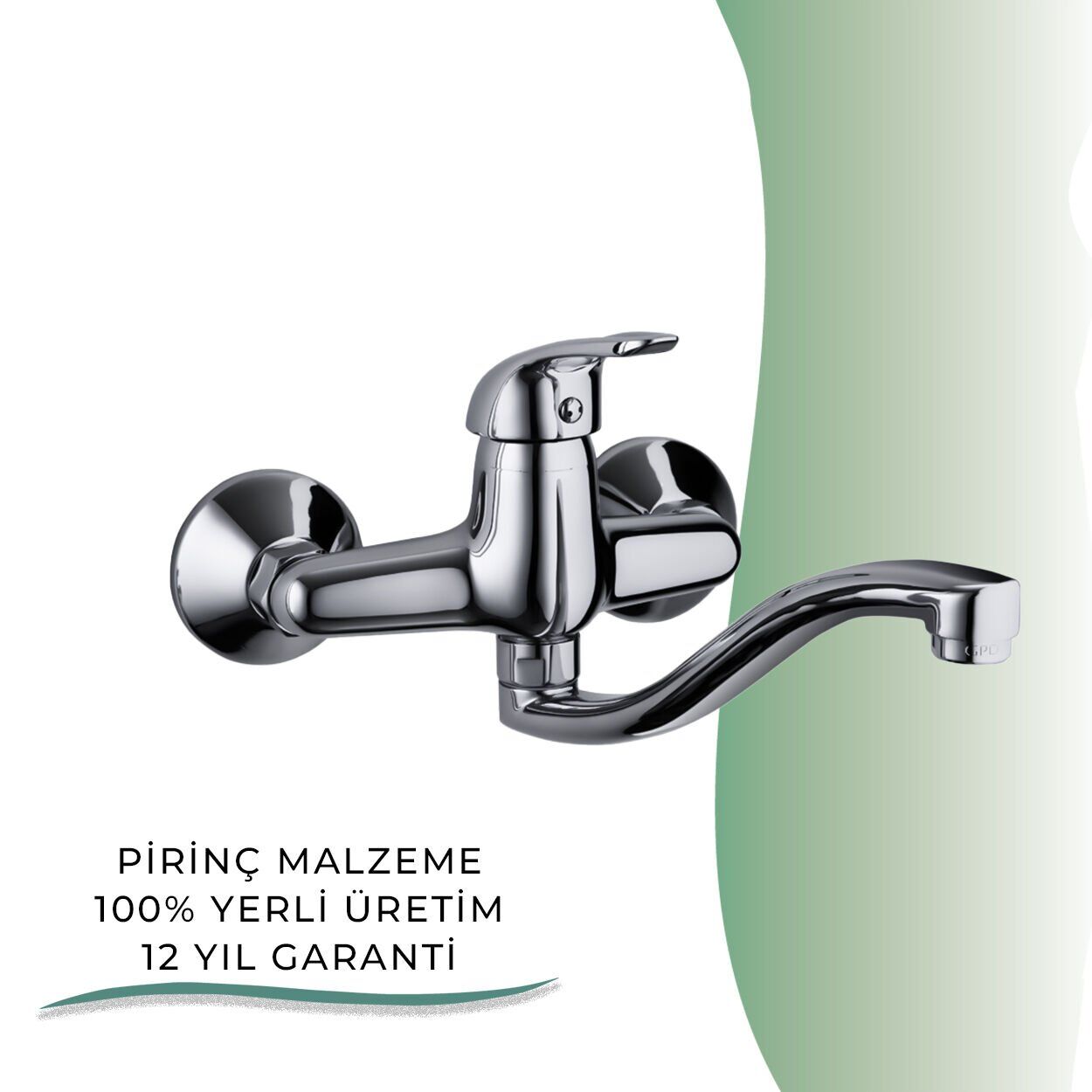 İGK YAPI - GPD Adrio Aplike Lavabo Bataryası  (MAL120)