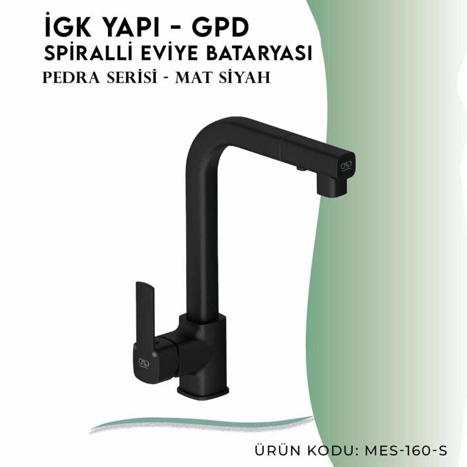 İGK YAPI - GPD S Pedra Spiralli Eviye Bataryası  (MES160-S)