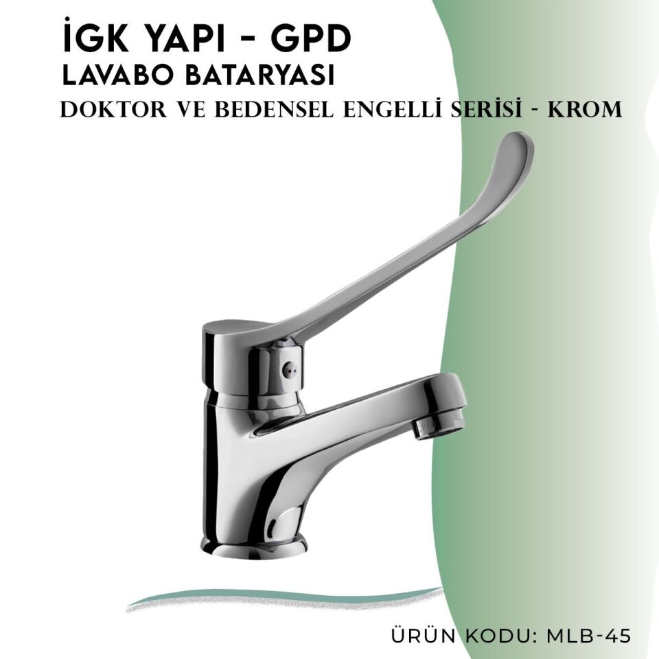 İGK YAPI - GPD Doktor/Bedensel Engelli Lavabo Bataryası  (MLB45)