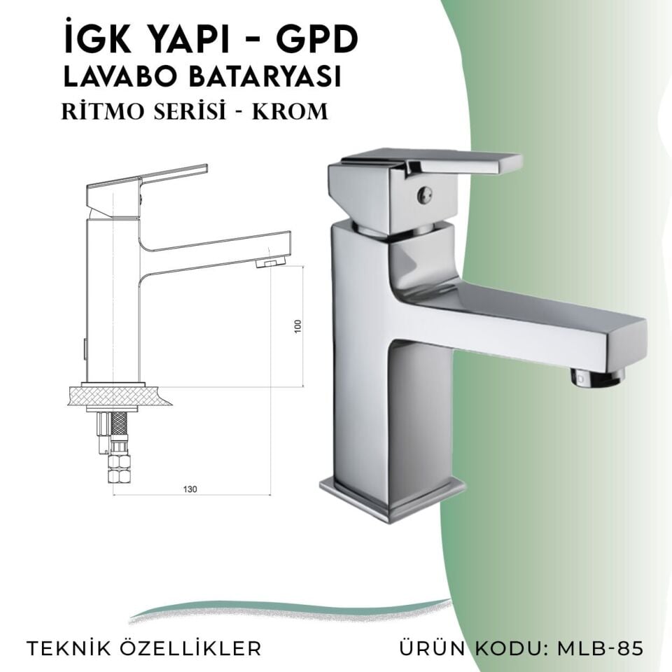İGK YAPI - GPD Ritmo Lavabo Bataryası  (MLB85)