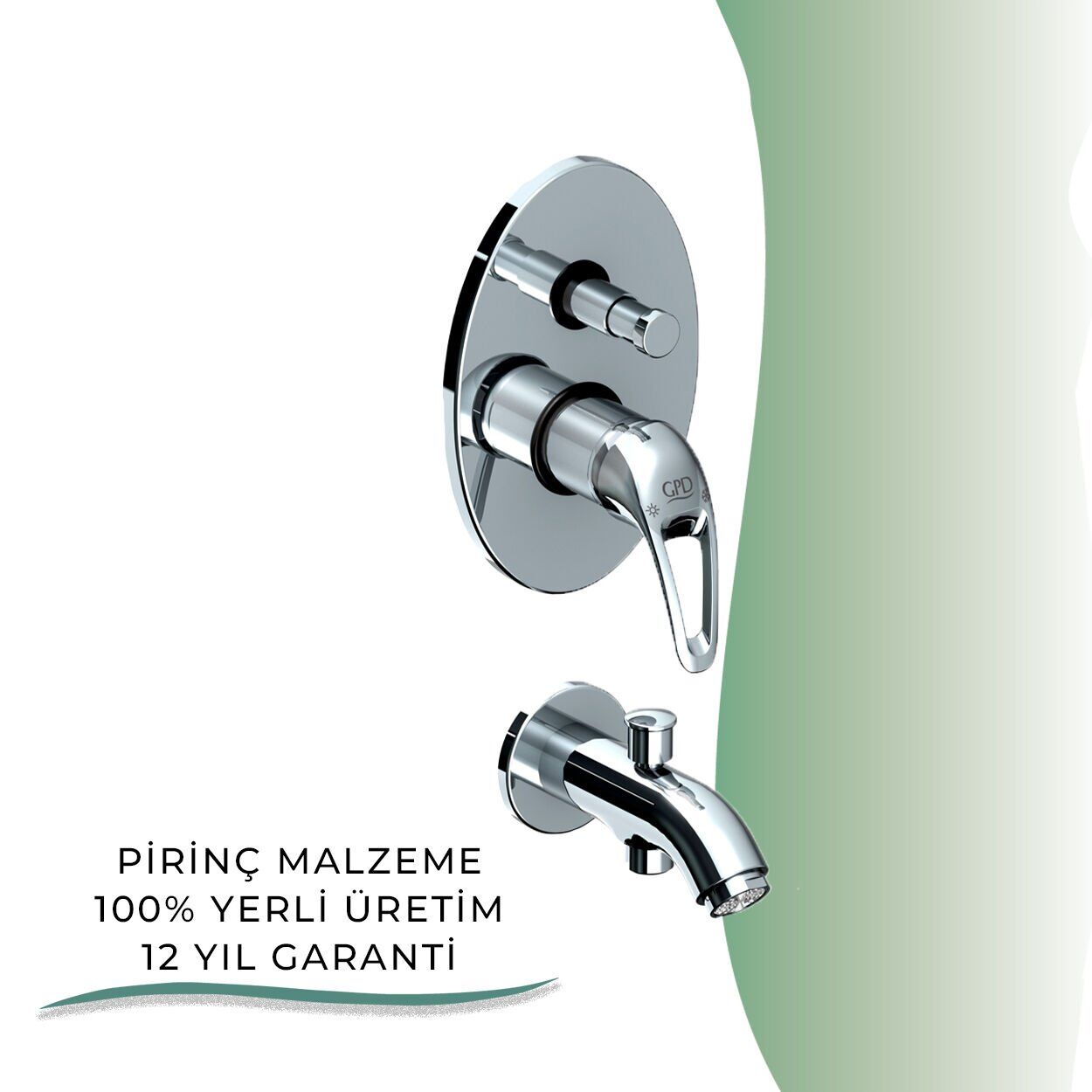 İGK YAPI - GPD Adrio Tam Ankastre Banyo Bataryası  (MTA120)