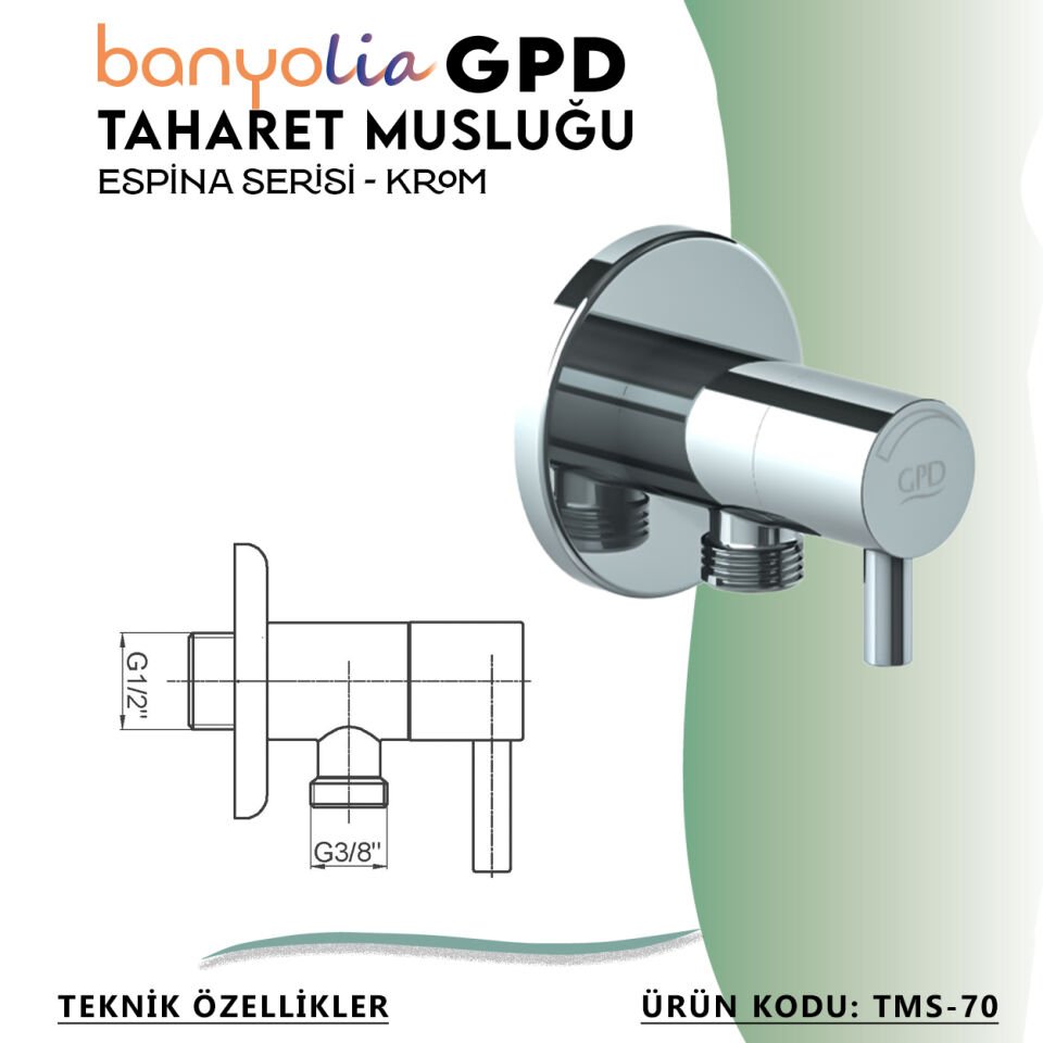 BANYOLİA - GPD Espina Taharet Musluğu (TMS70)