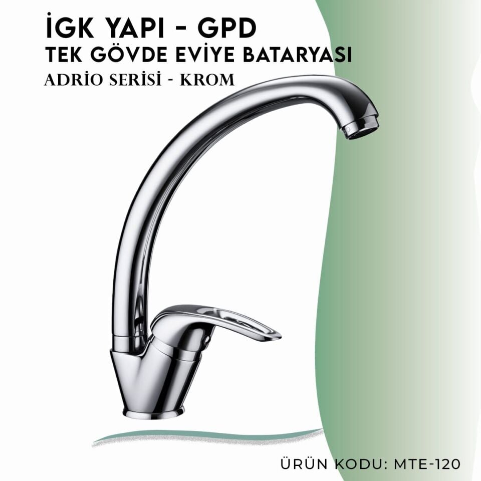 İGK YAPI - GPD Adrio Tek Gövde Eviye Bataryası  (MTE120)