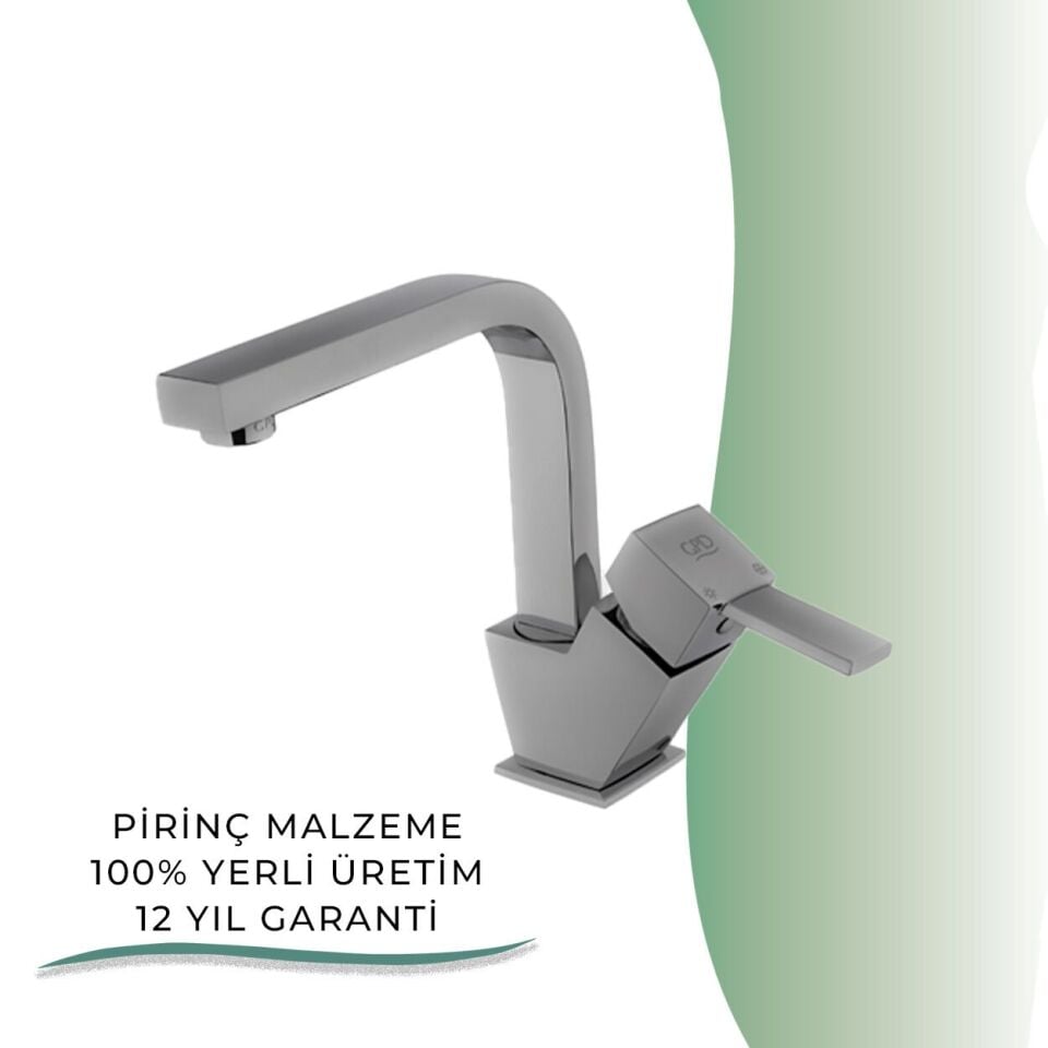 İGK YAPI - GPD Tulio Tek Gövde Lavabo Bataryası  (MTL135)