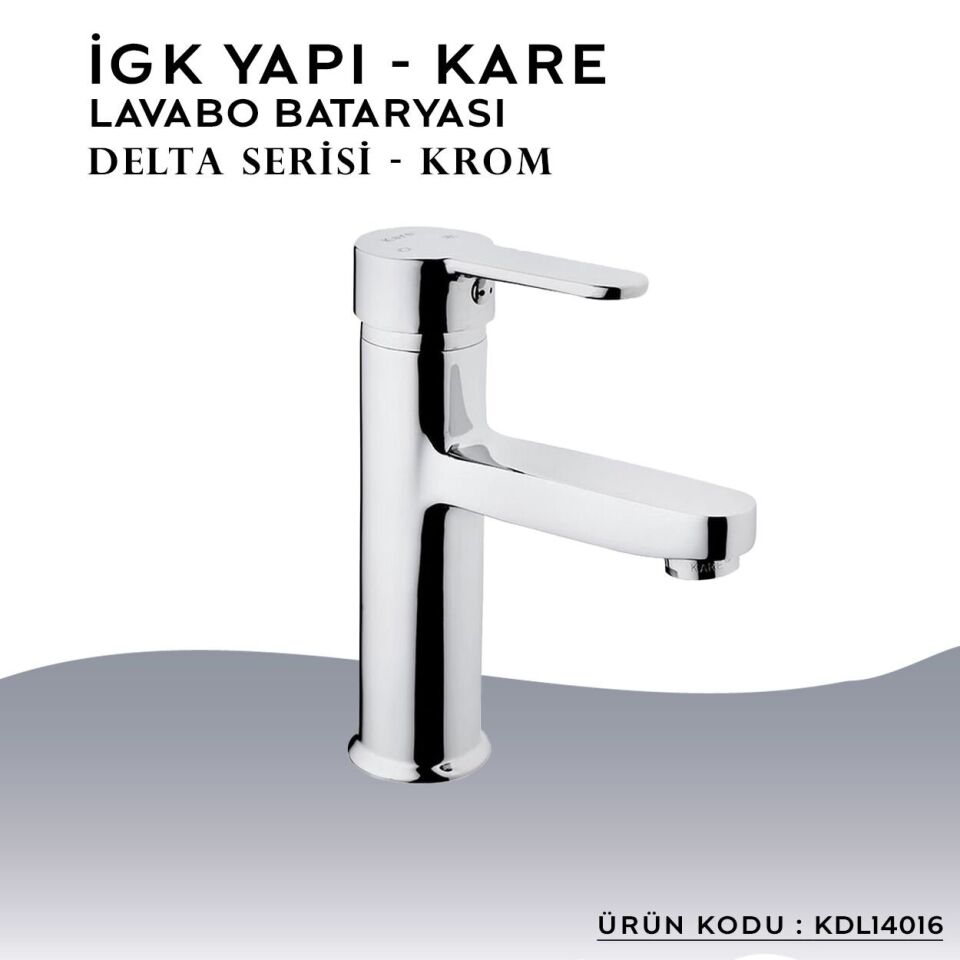 İGK YAPI – KARE KDL14016 Delta Lavabo Bataryası