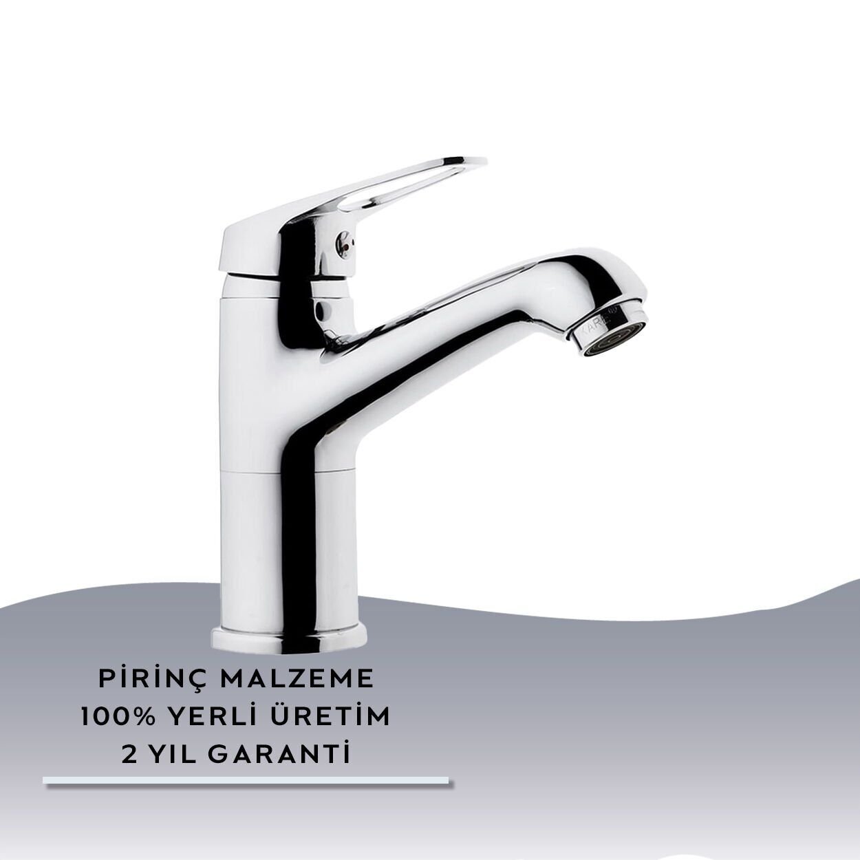 İGK YAPI – KARE KMI4001-Y Miracle Yüksek Lavabo Bataryası